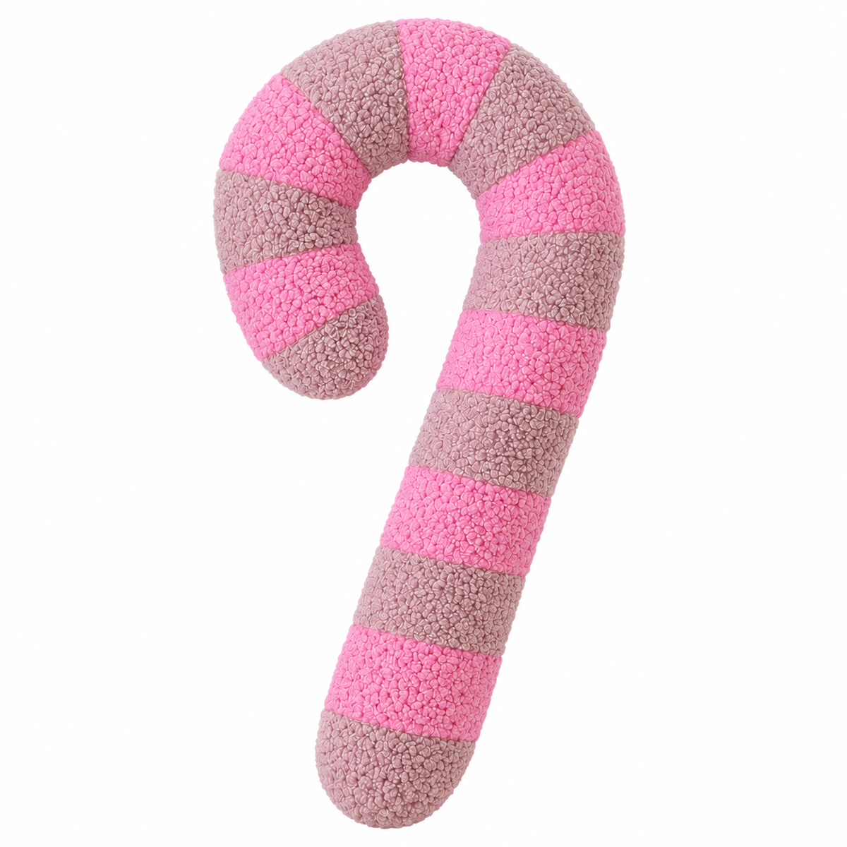 Christmas Candy Cane Sherpa Pillow