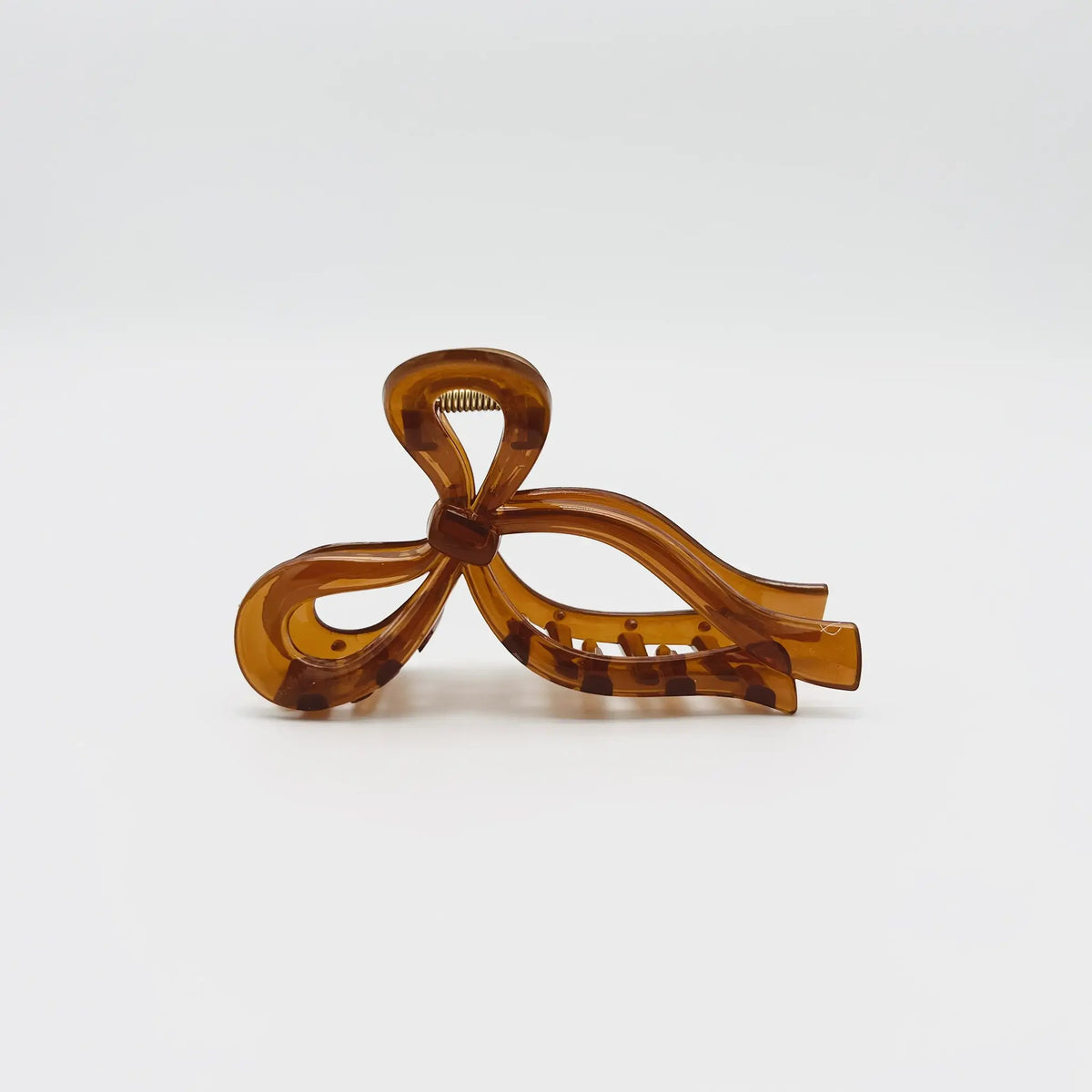 Upgrade your hairstyle with our brown bow clip
