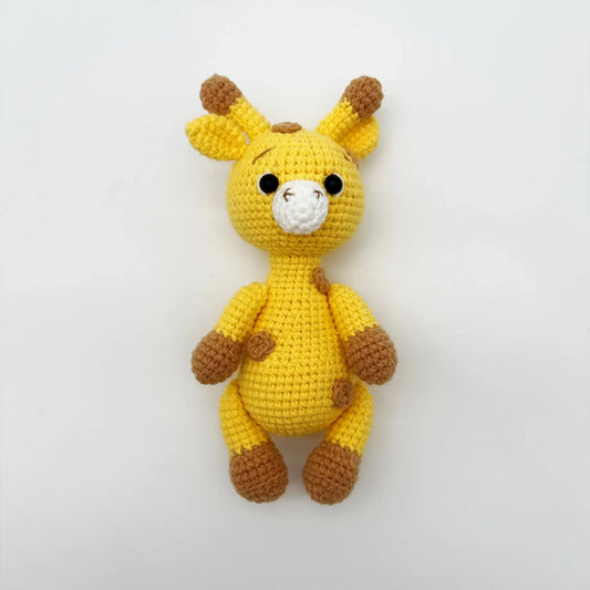 Adorable crochet giraffe plushie for kids