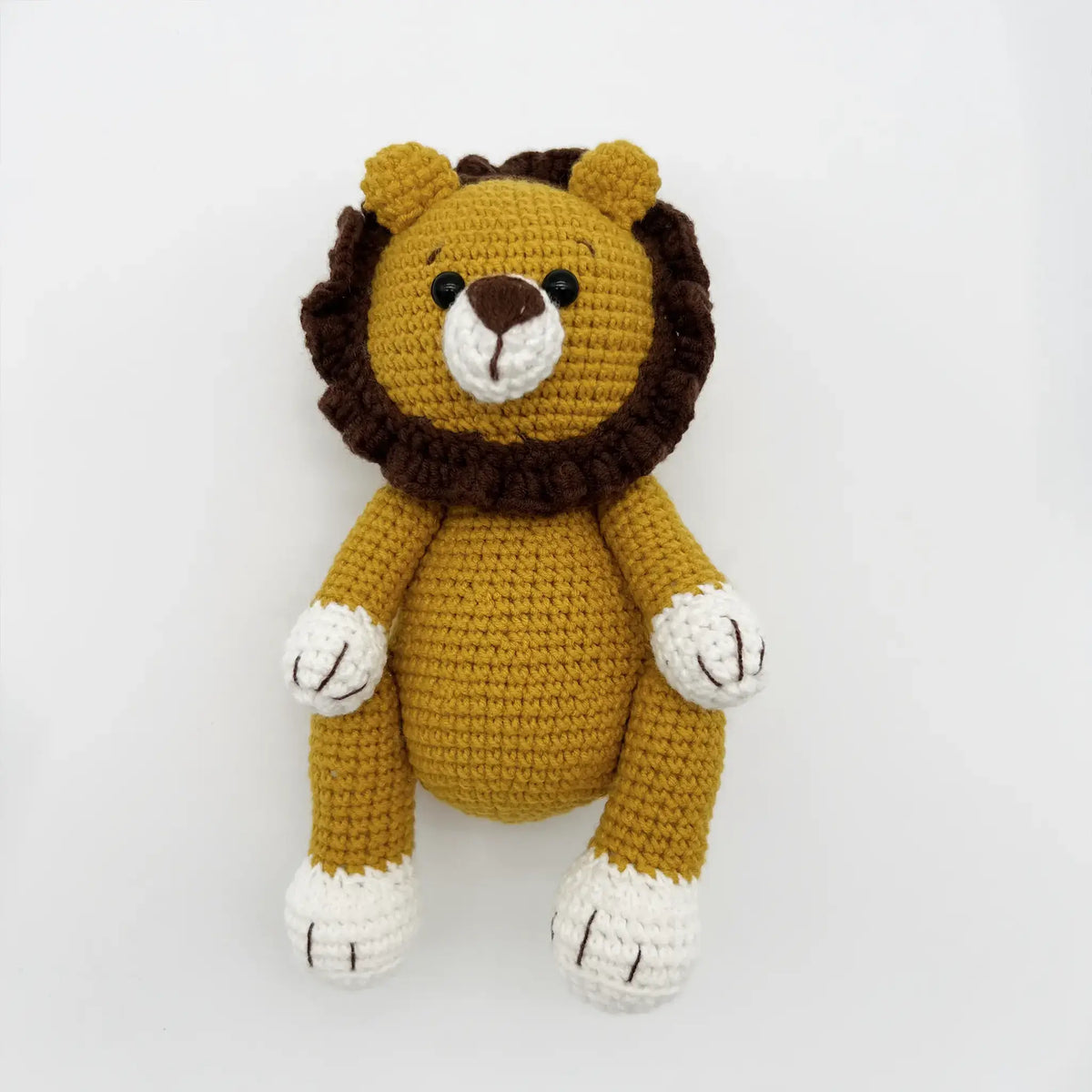 Adorable lion plushie, ready for playtime fun