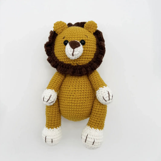 Adorable lion plushie, ready for playtime fun