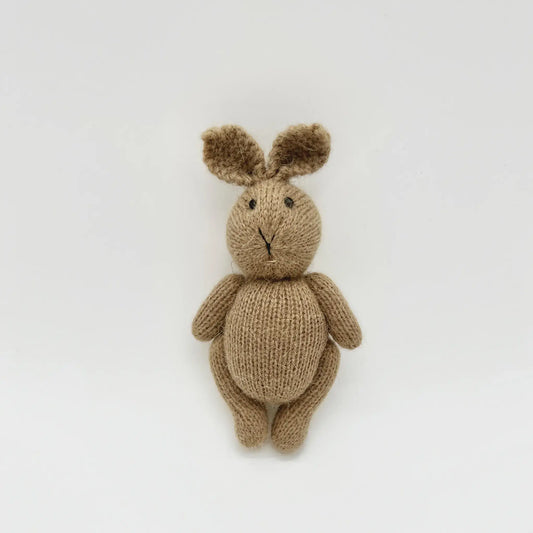 Irresistible mocha mohair bunny for cuddle time