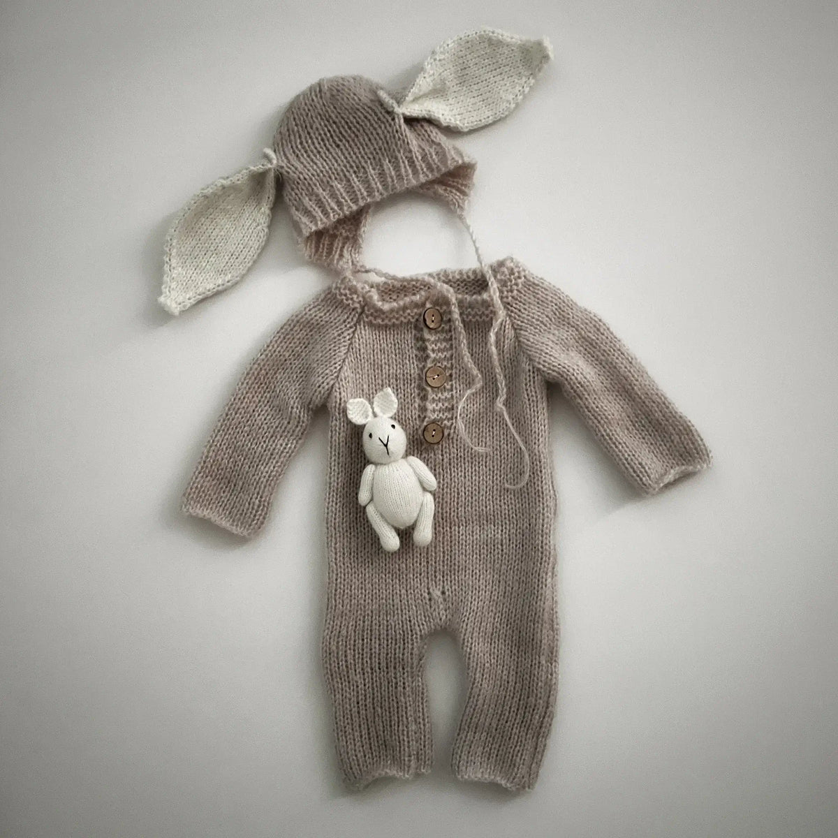 Soft and cuddly mohair bunny for endless hugs