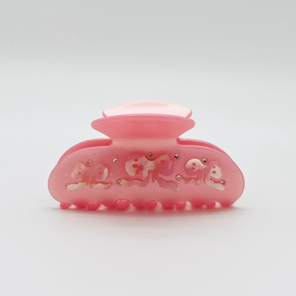 Trendy pink bow clip perfect for any occasion