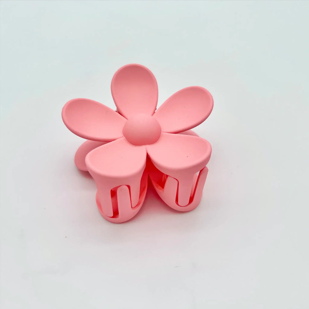 Sweet pink flower hair clip for adding floral flair