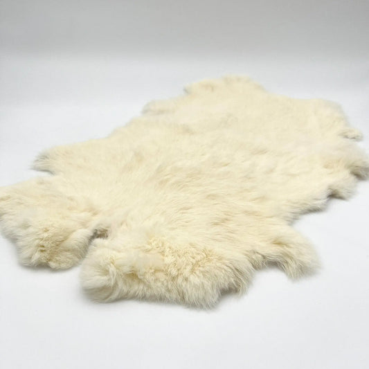 Luxurious rabbit fur prop for baby photo shoots