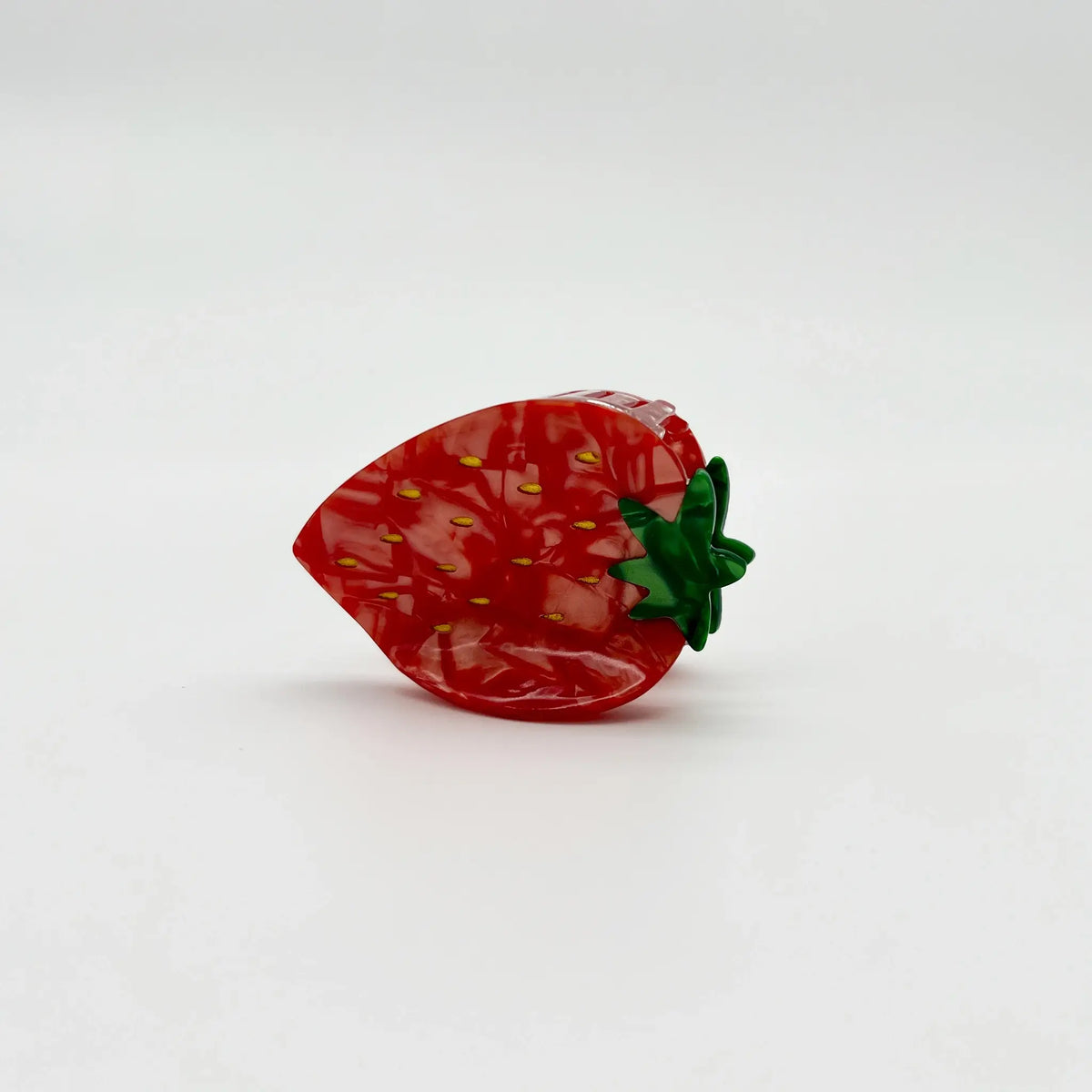 Adorable strawberry hair claw clip for sweet style