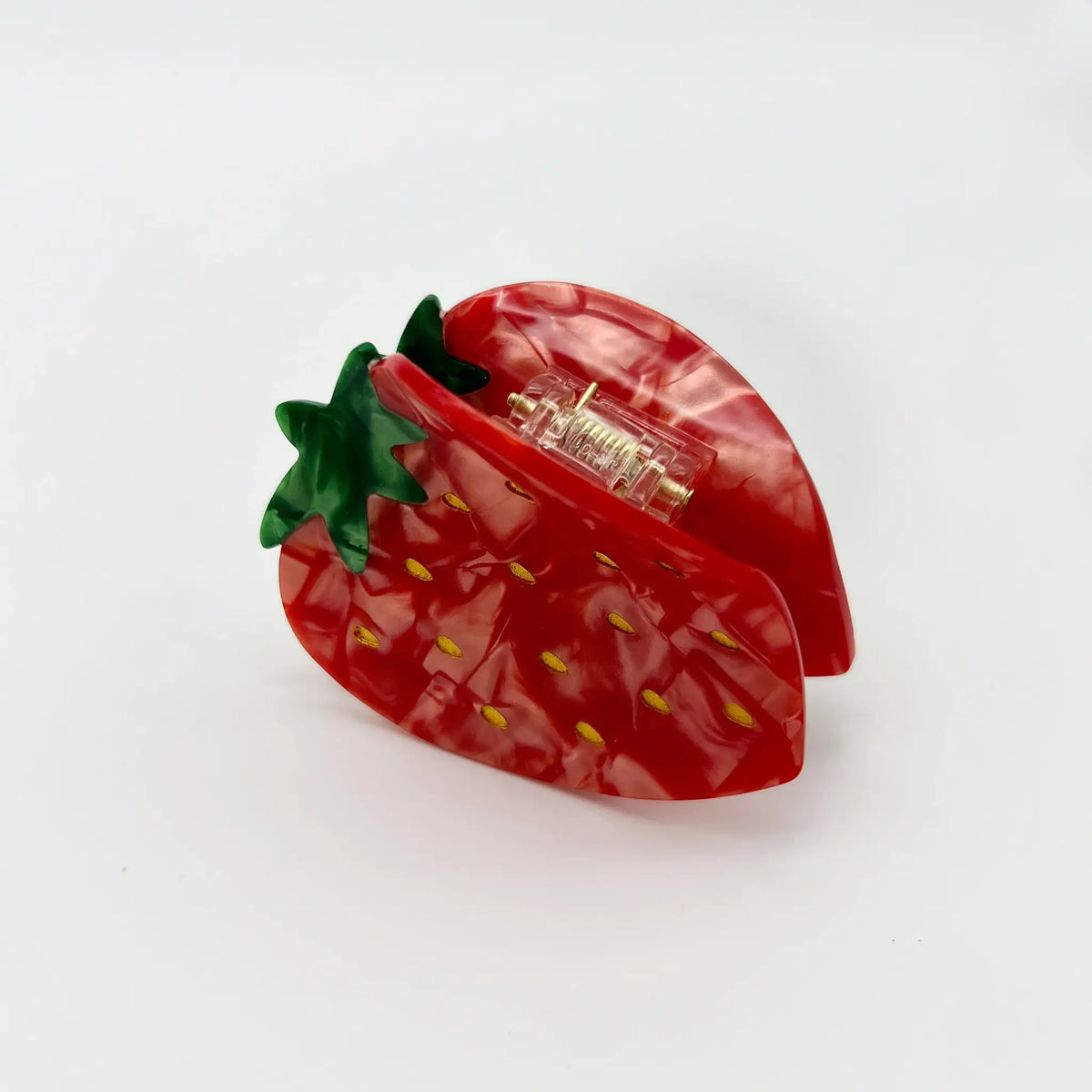 Brighten up your look with a strawberry hair accessory
