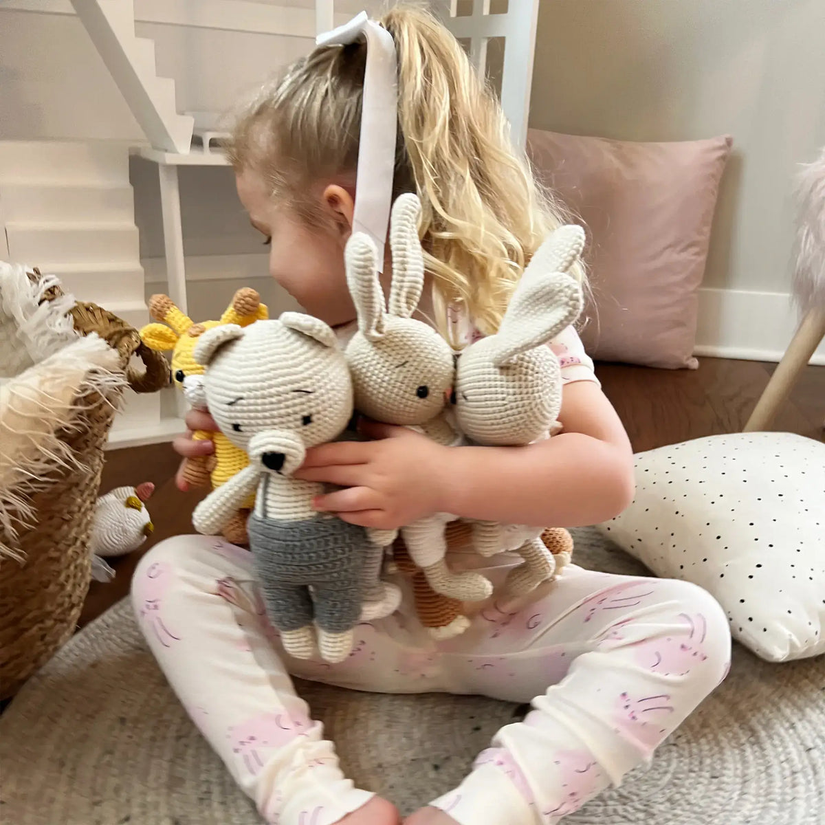 Assorted crochet animals perfect for gifting